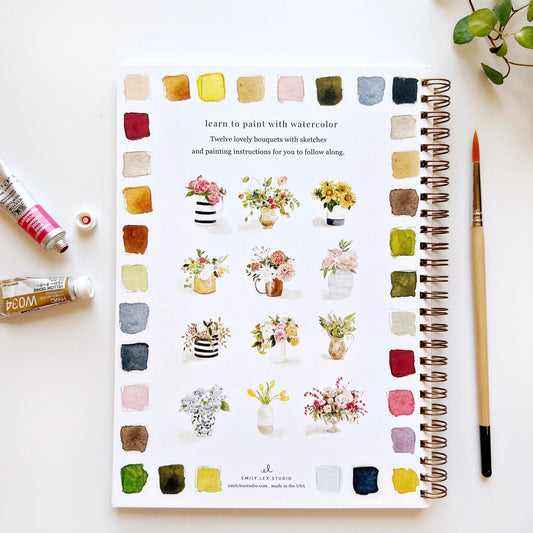 Watercolor Workbook - Bouquets
