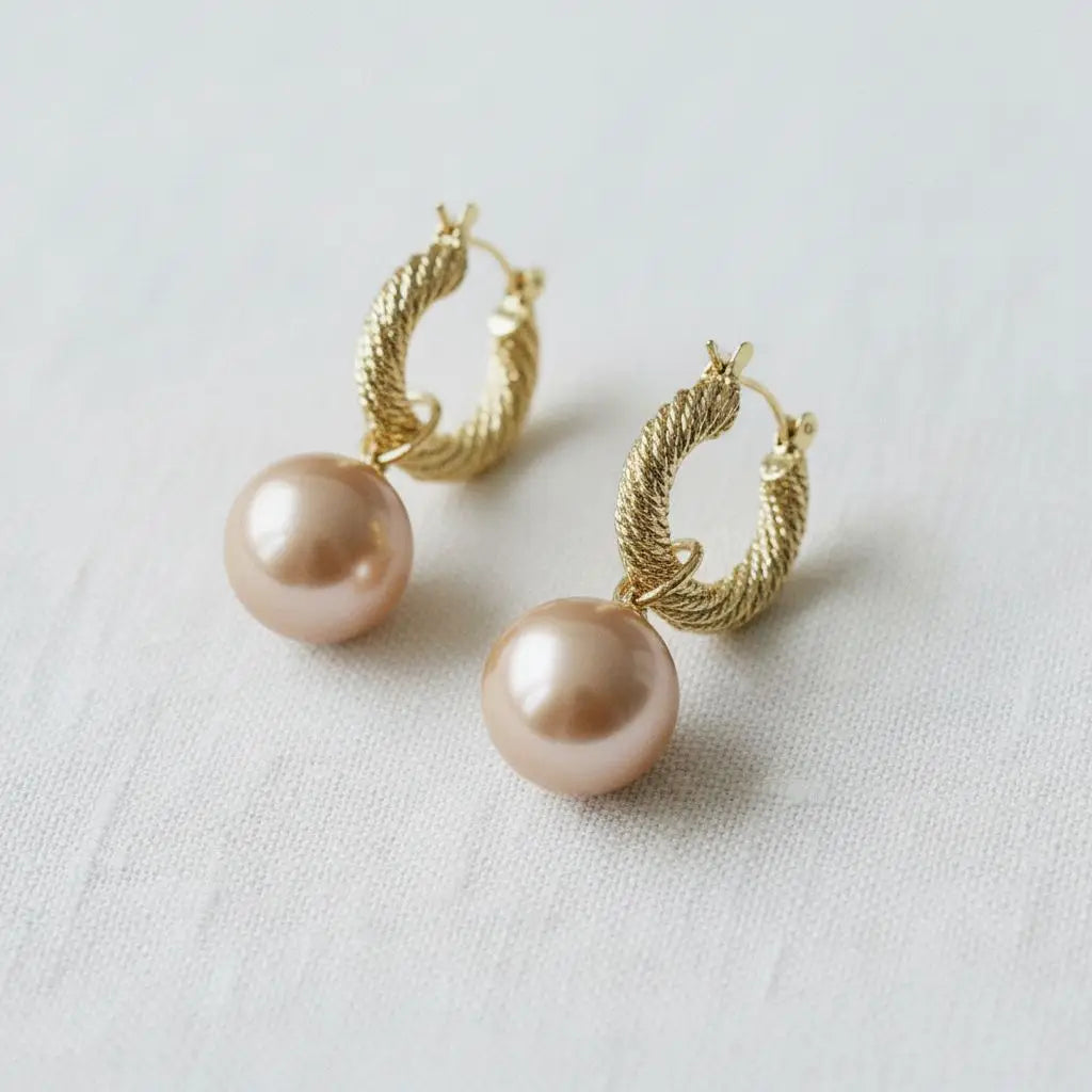 Drop Earrings - Chic Vintage Pearl