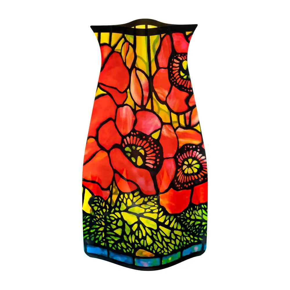 Expandable Flower Vase - Louis C. Tiffany Poppies