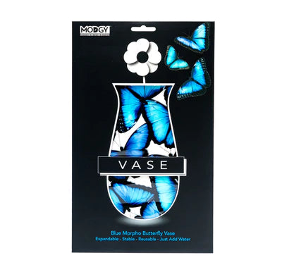 Expandable Flower Vase - Blue Morpho