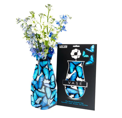 Expandable Flower Vase - Blue Morpho