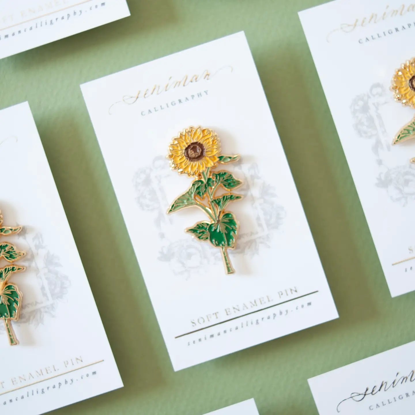 Enamel Pin - Sunflower