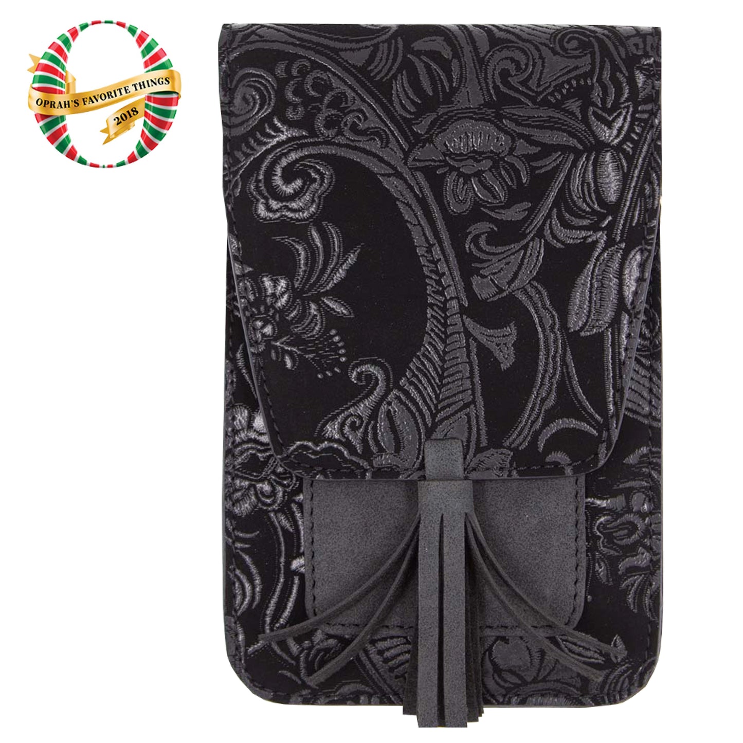 Harper Crossbody - Black Paisley