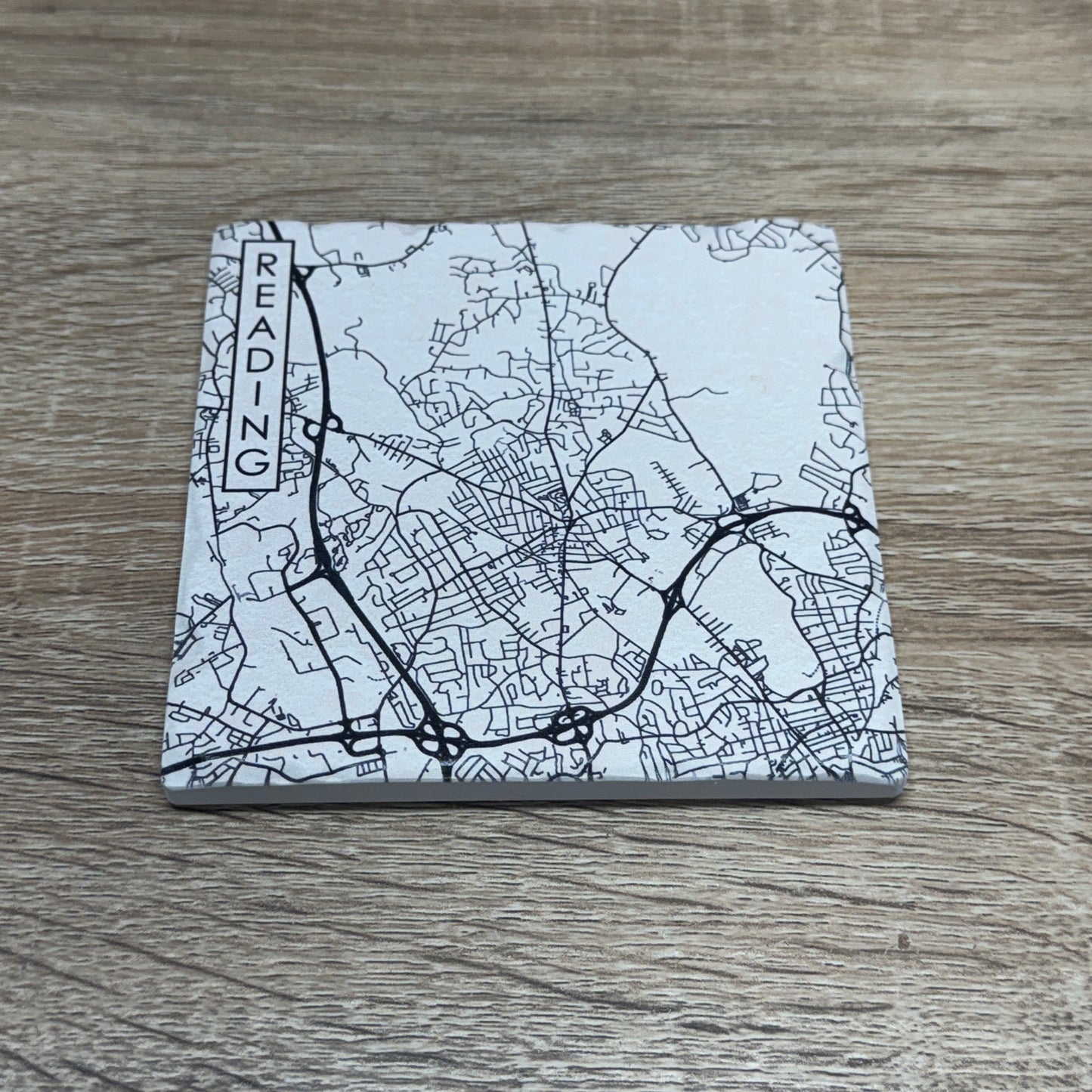 Ceramic Coaster - Map Reading