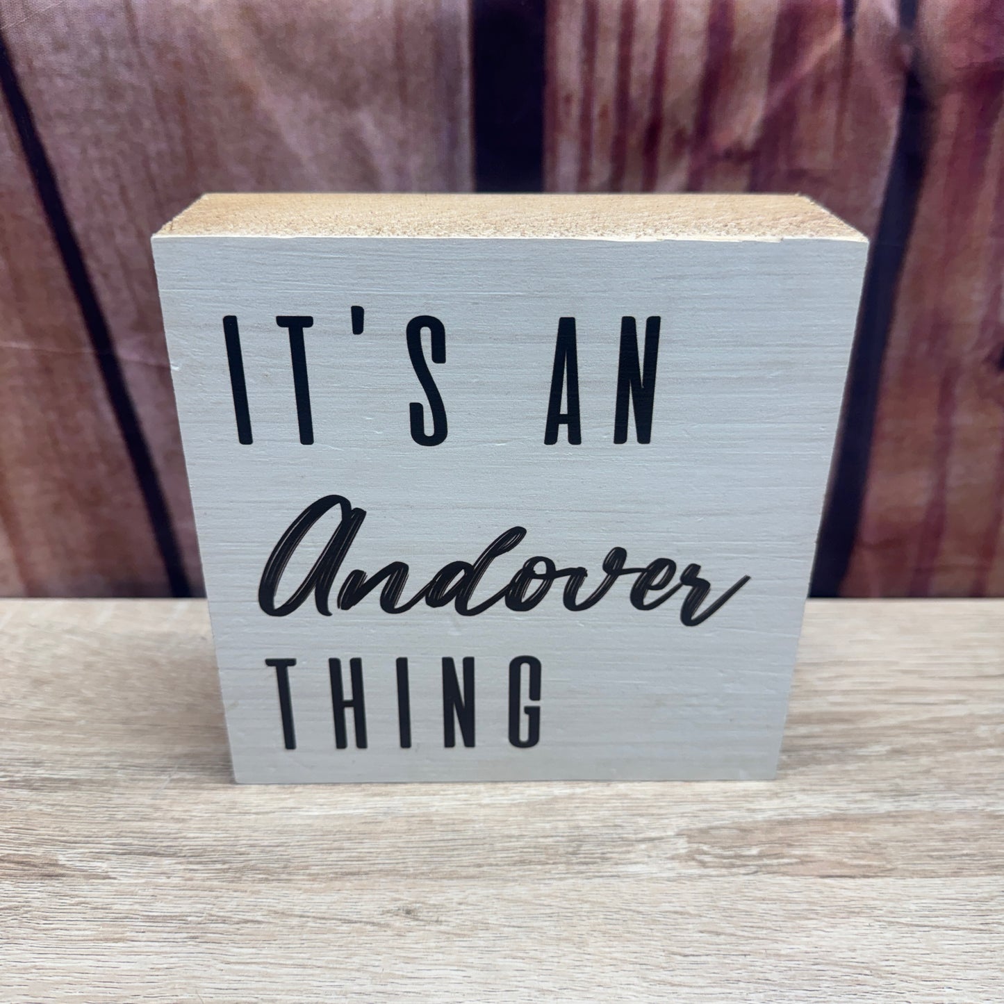 Rustic Square Block - It's An Andover Thing