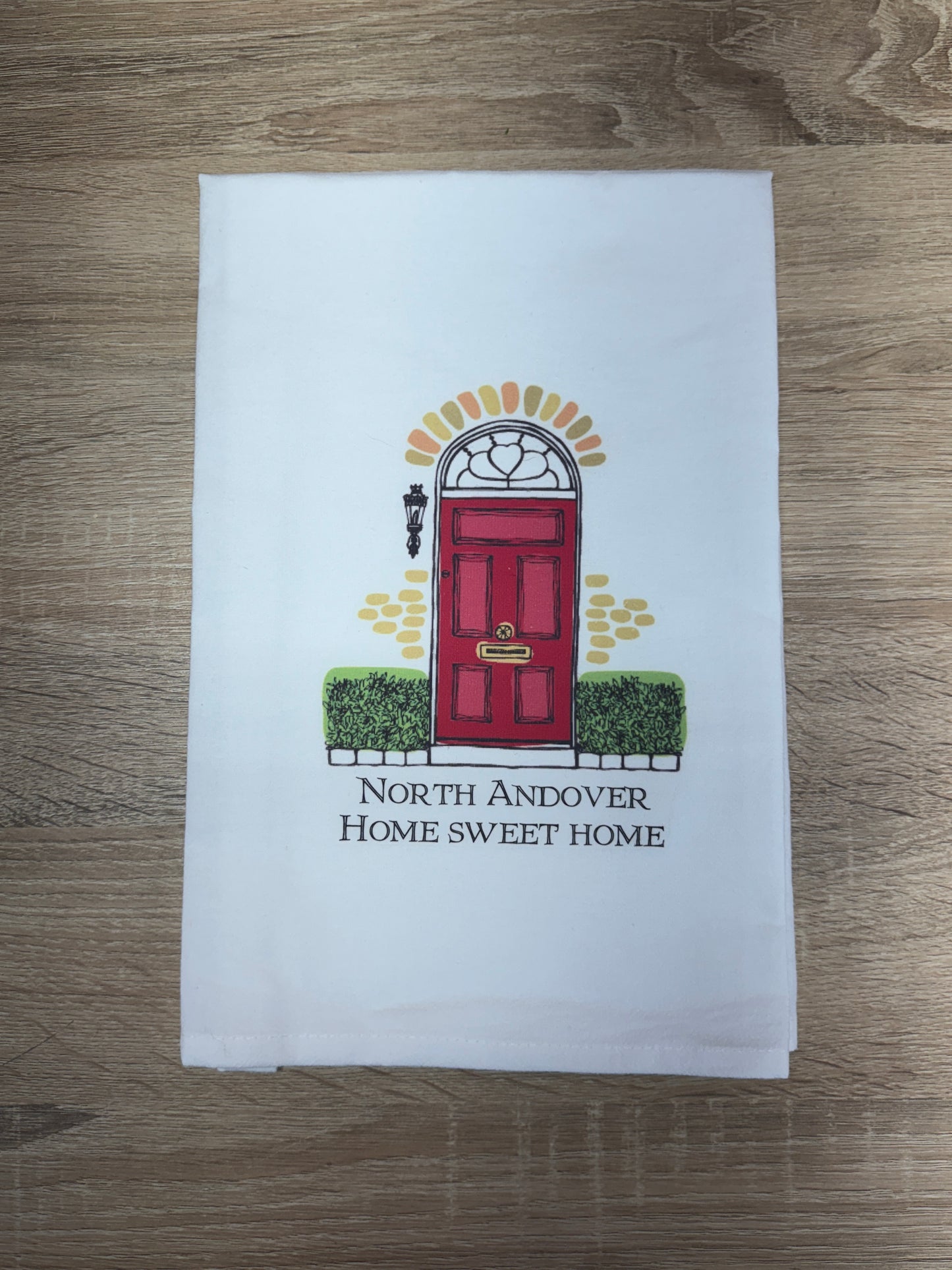 Decorative Tea Towel - North Andover Home Sweet Home