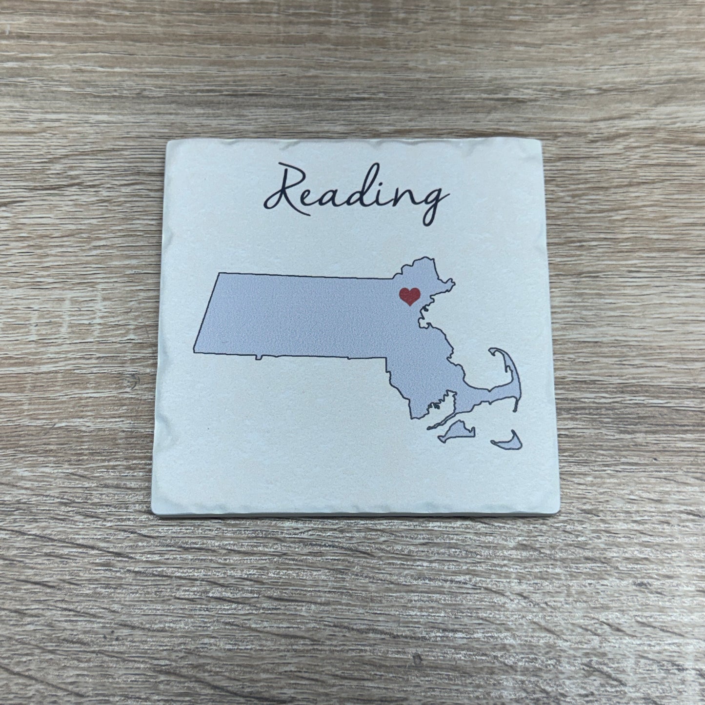 Ceramic Coaster - Reading (Mass)