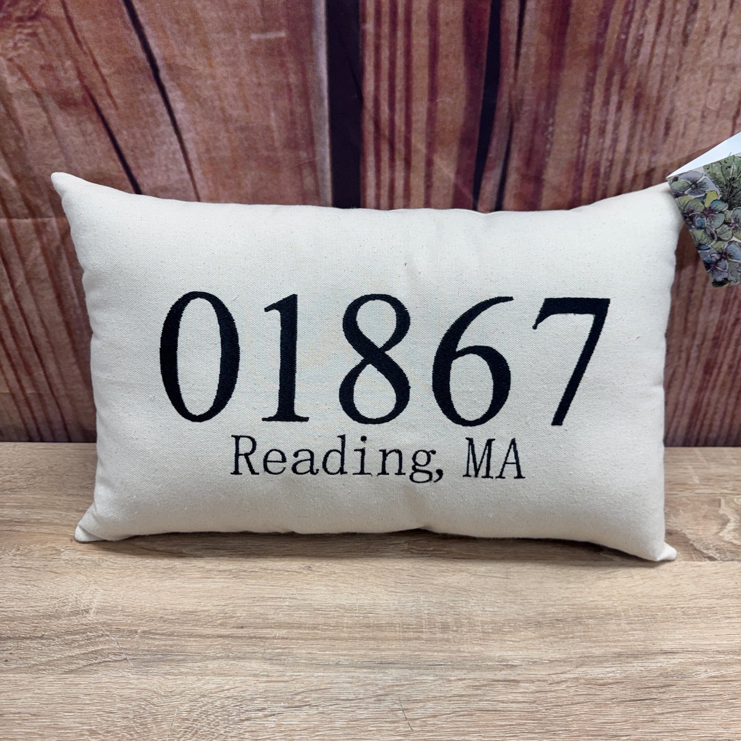 Zip Code Pillow - 01867 Reading MA