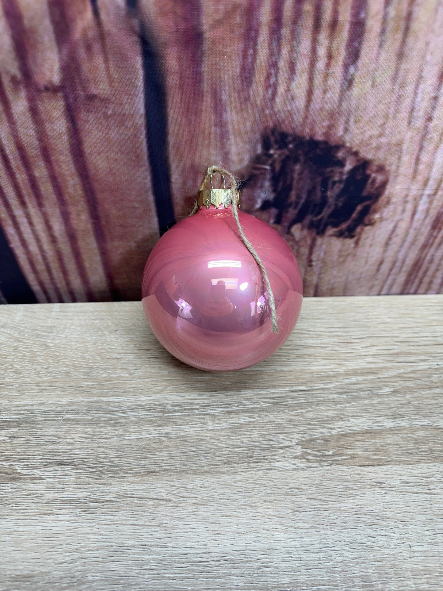 Christmas Ornament - Ball Pink