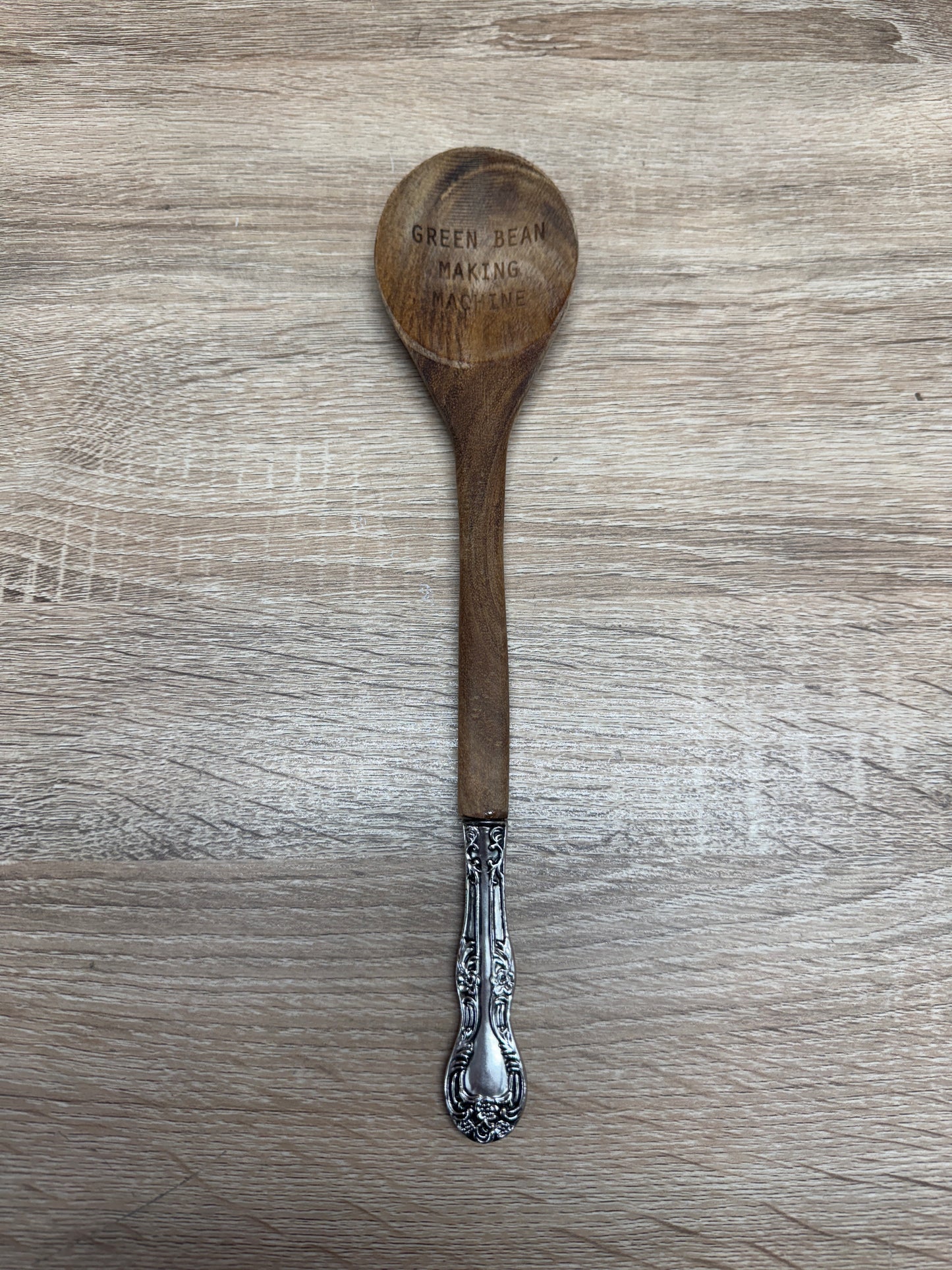 Wood Spoon 11in - Green Bean Making Machine