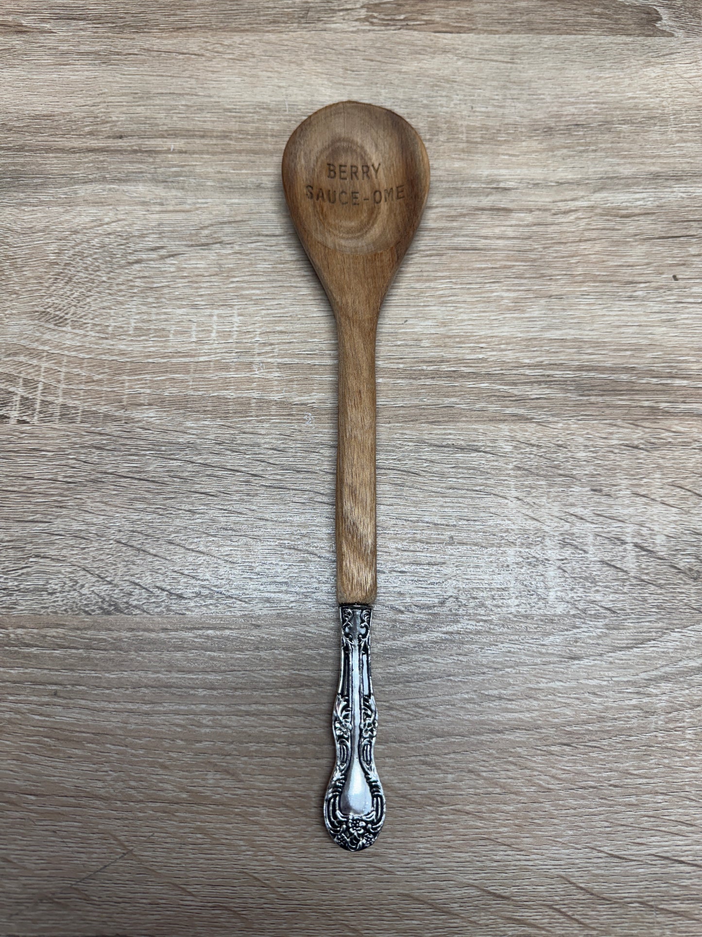 Wood Spoon 11in - Berry Sauce-One