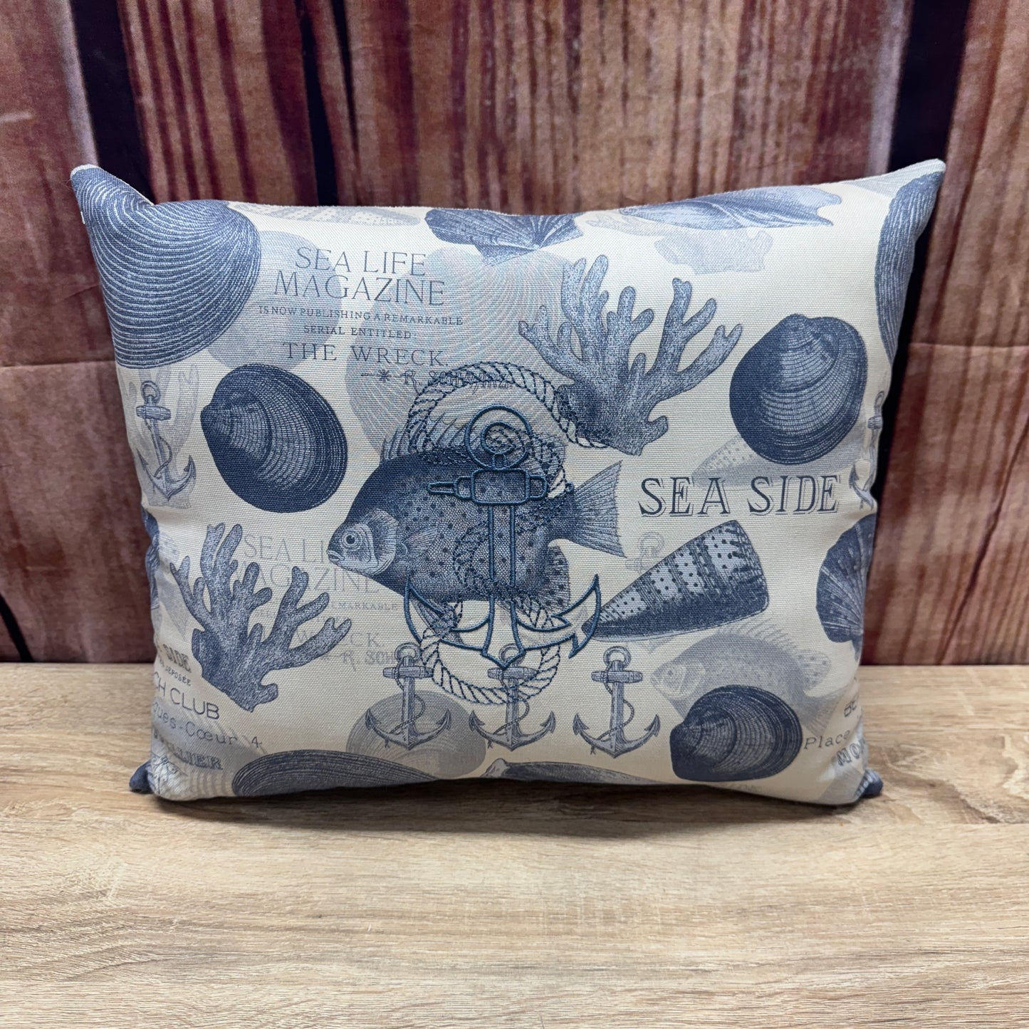 Decorative Pillow - Seaside Pattern