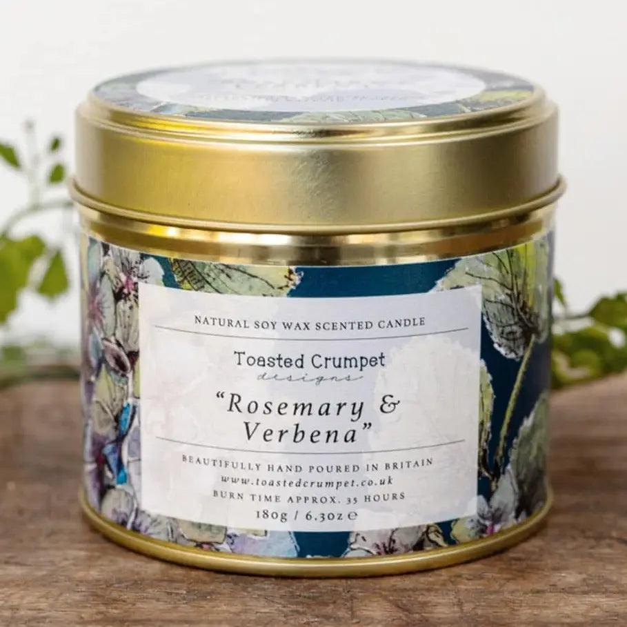 Hand Poured Candle - Rosemary & Verbena