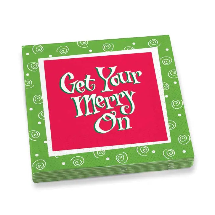 Dinner Napkins - Get Your Merry On