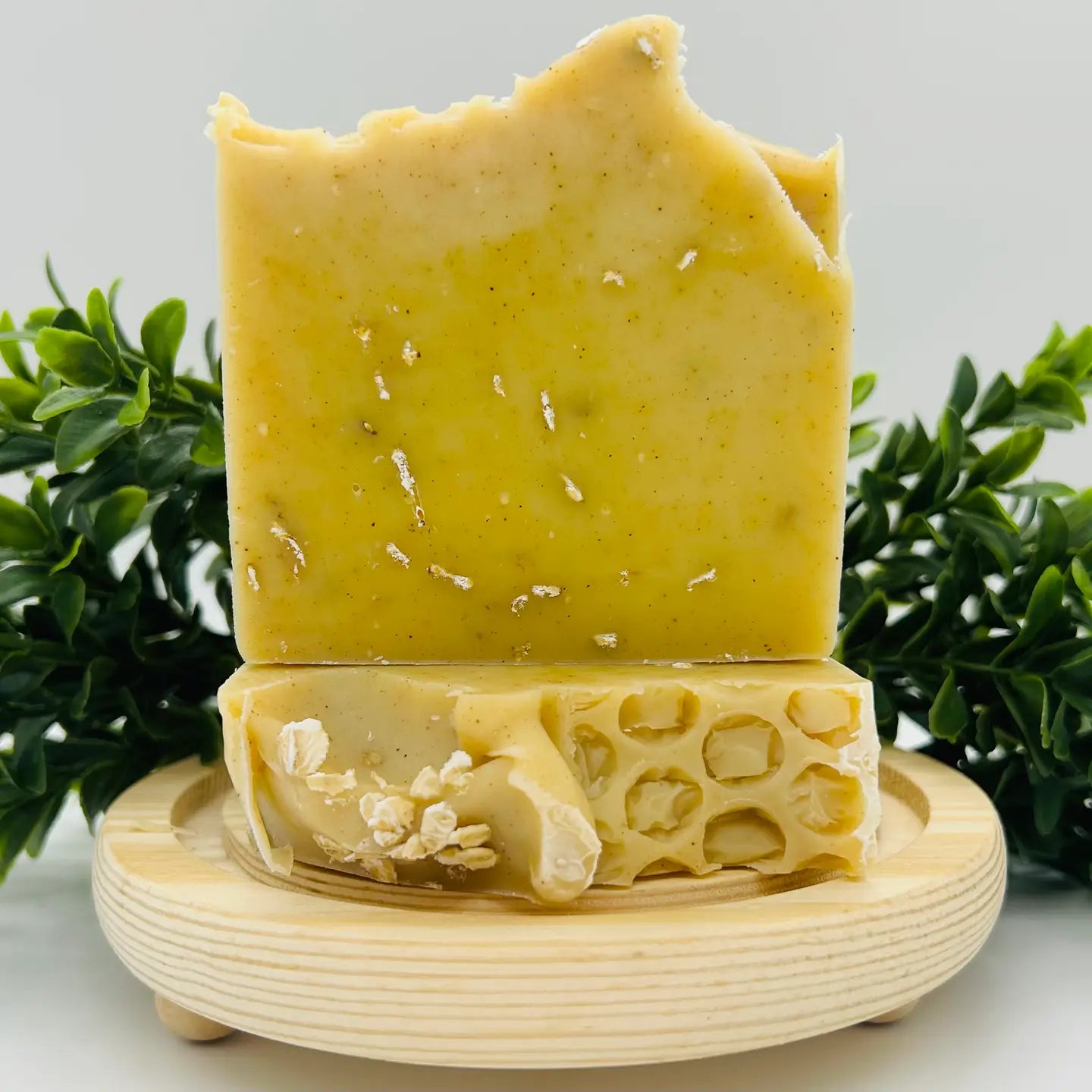 Vegan Cold Process Soap - Oatmeal Turmeric & Honey