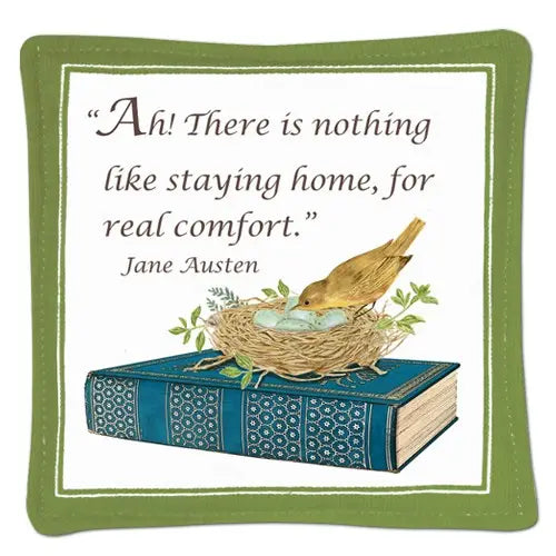 Spiced Mug Mat 5x5in - Staying Home