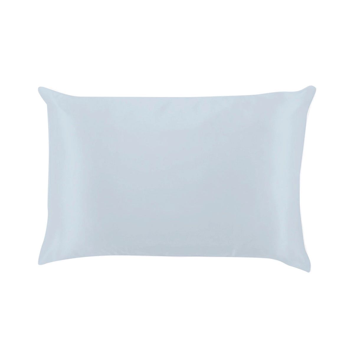 Bye Bye Bedhead Silky Satin Pillow - Solid Blue