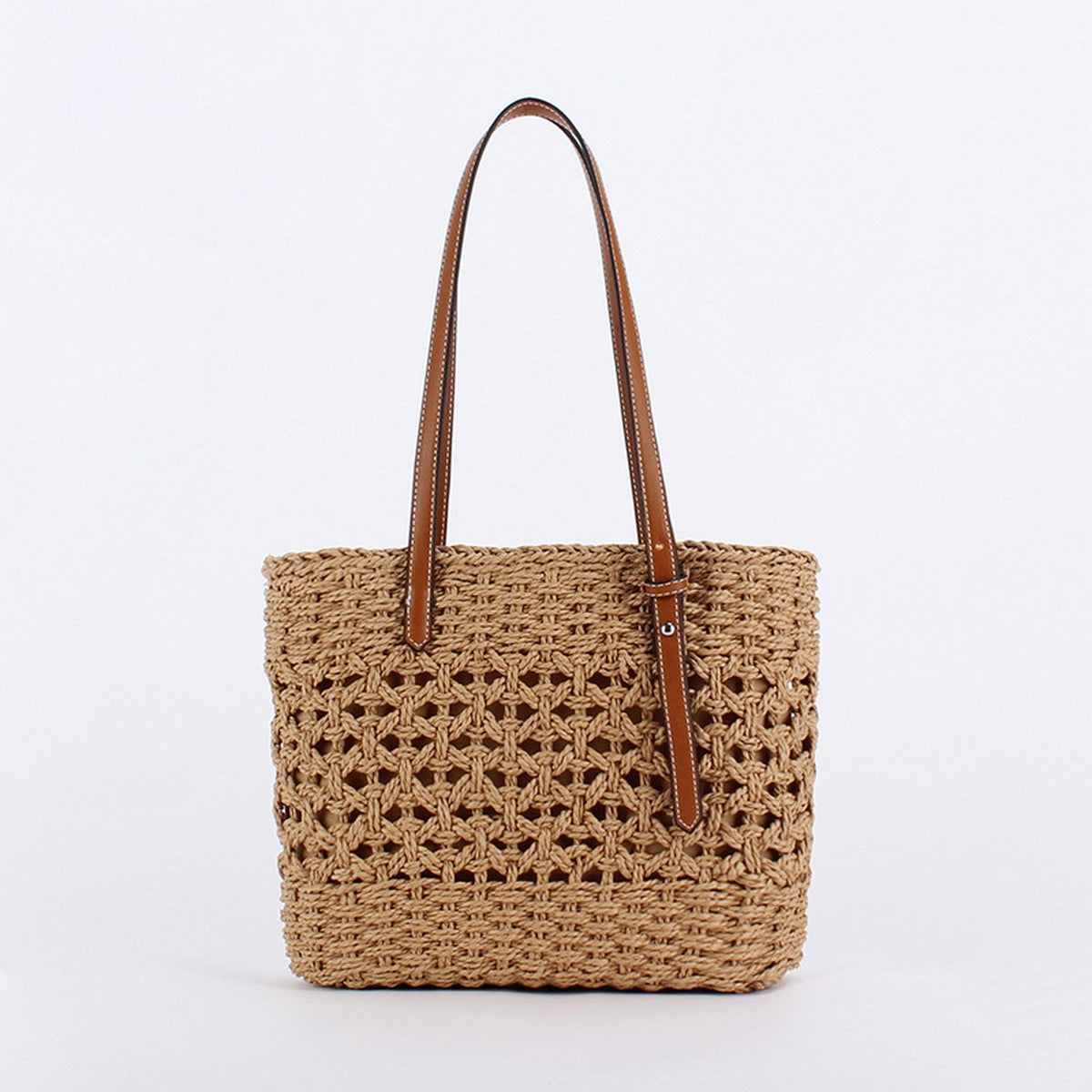 Hand-Woven Bag - Beige