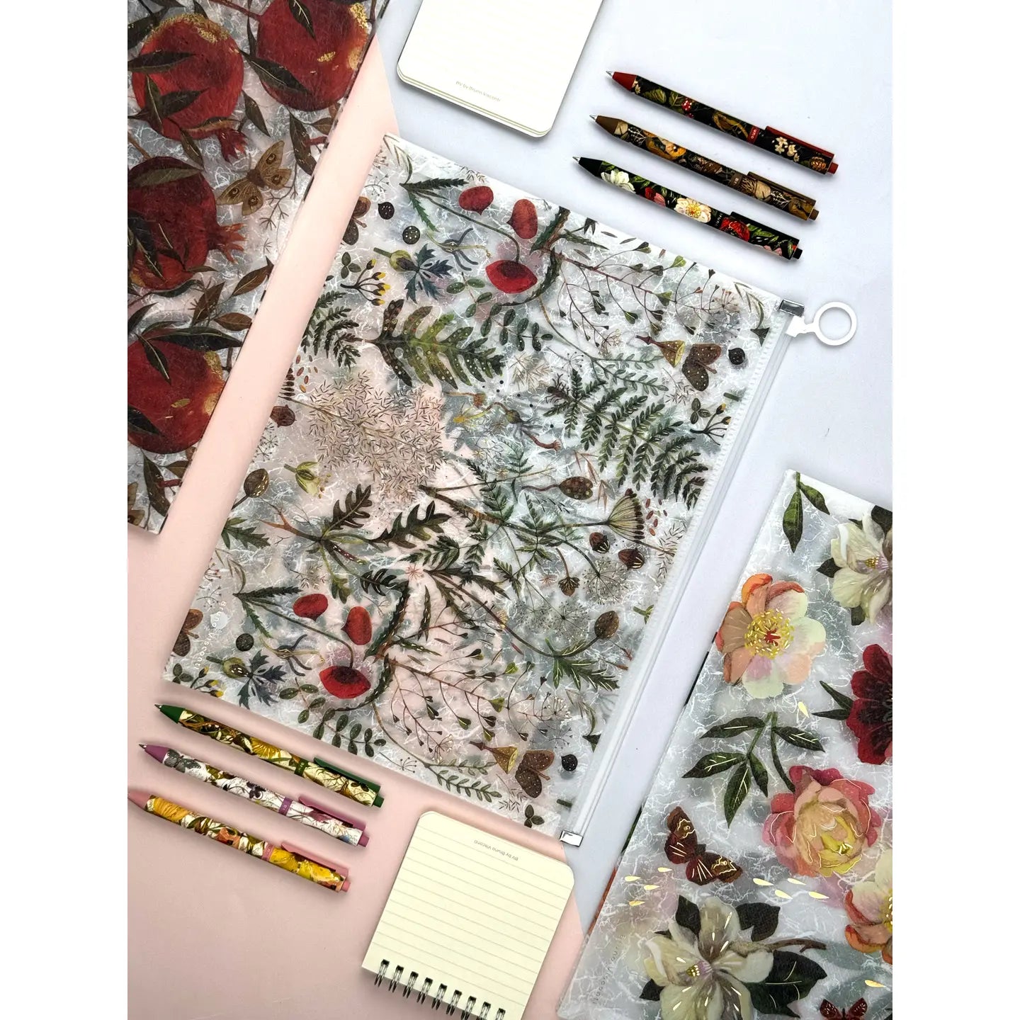 Zip Folder 12.5x10 - Flowers & Greens