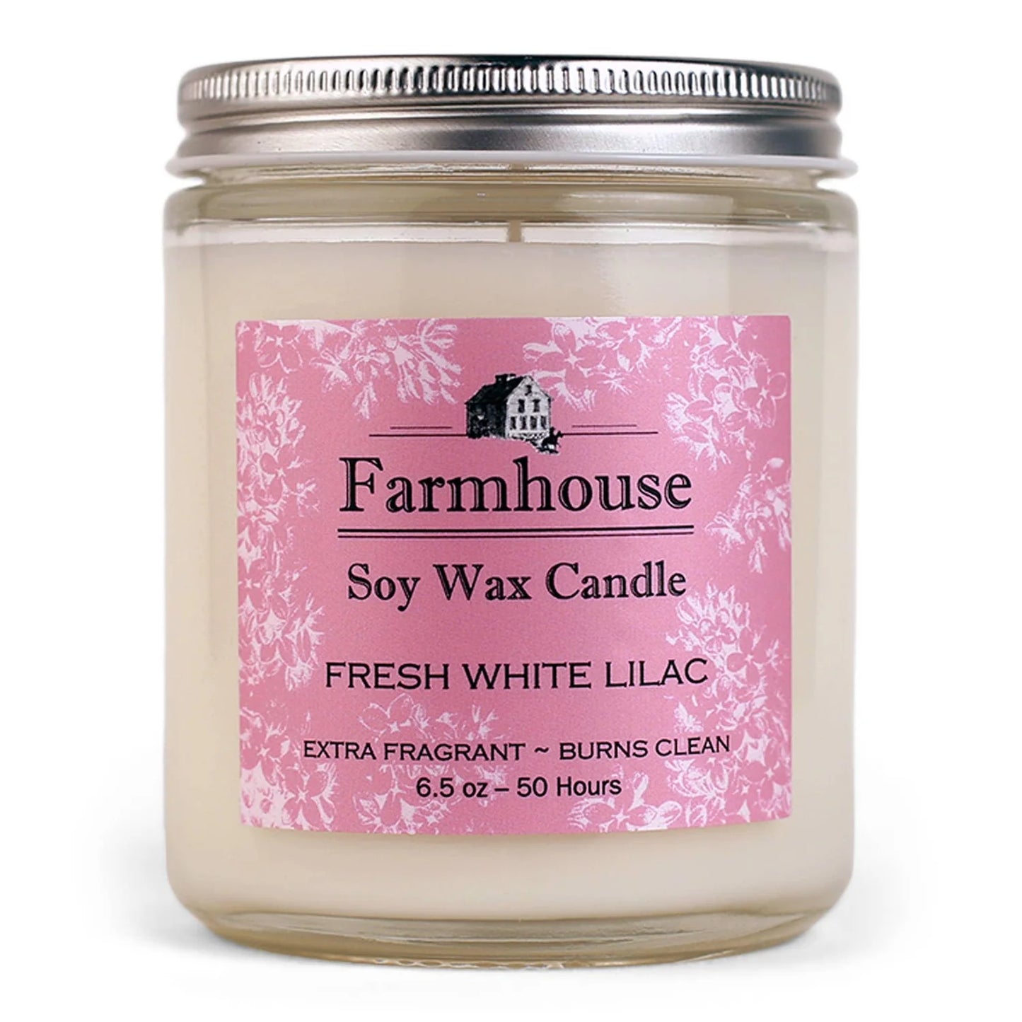 Farmhouse Large Soy Candle - Fresh White Lilac