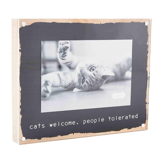 Acrylic Cat Frame - Cats Welcome