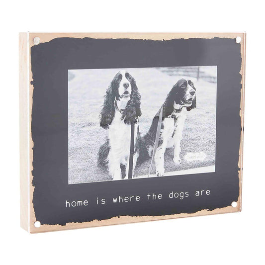Acrylic Dog Frame - Home Is Where
