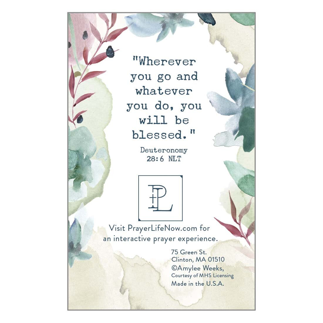 Prayer Card - It Is Well