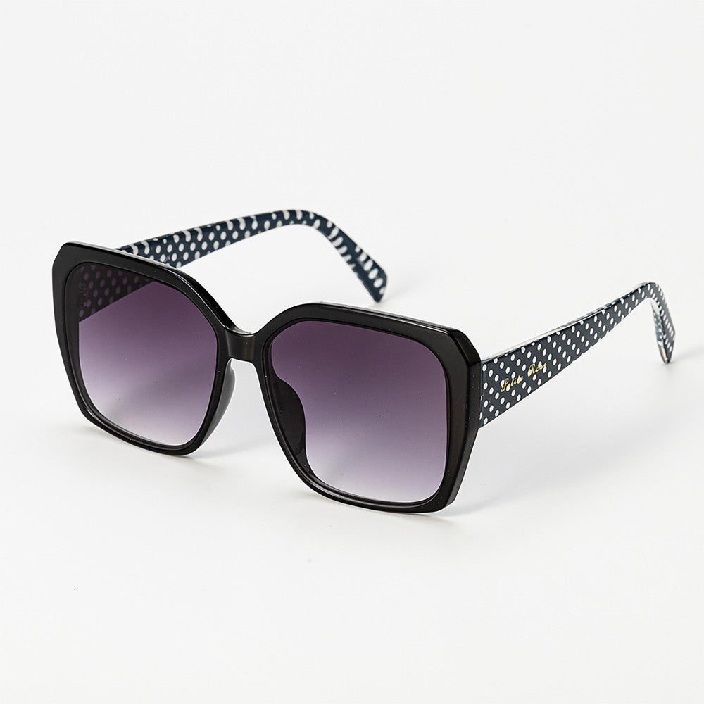 Polka Dot Sunglasses - Black