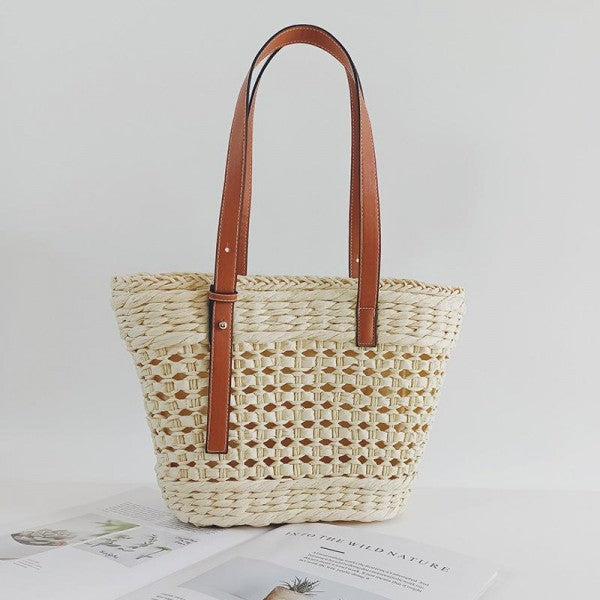 LOEWE, Medium Basket Bag in Tan