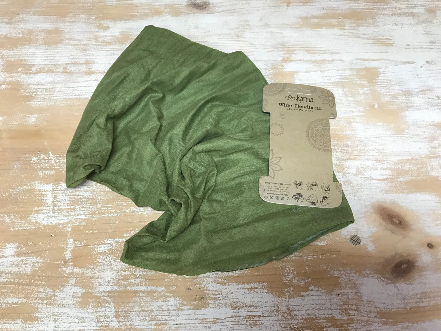 Wide Headband - Olive