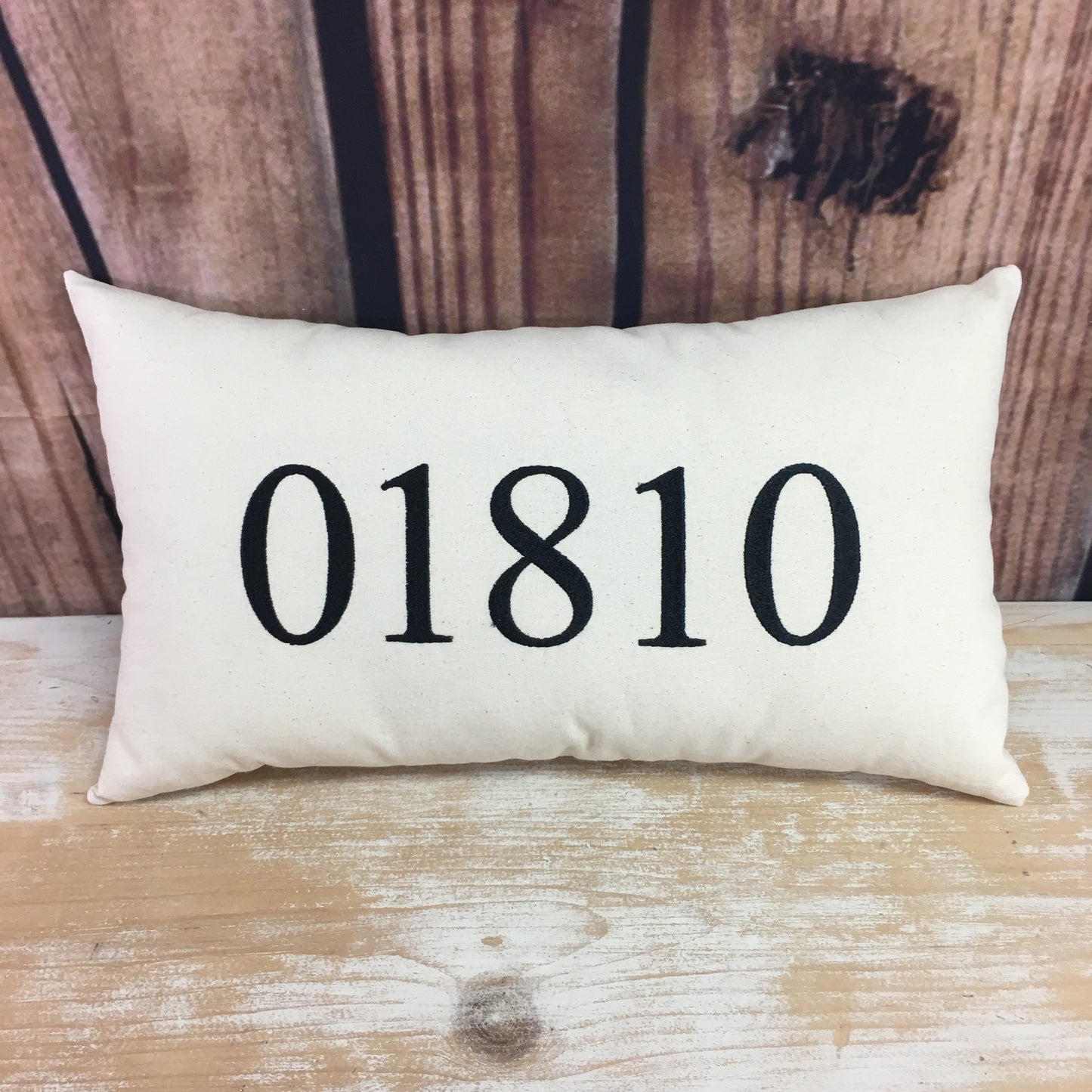 Zip Code Pillow - 01810