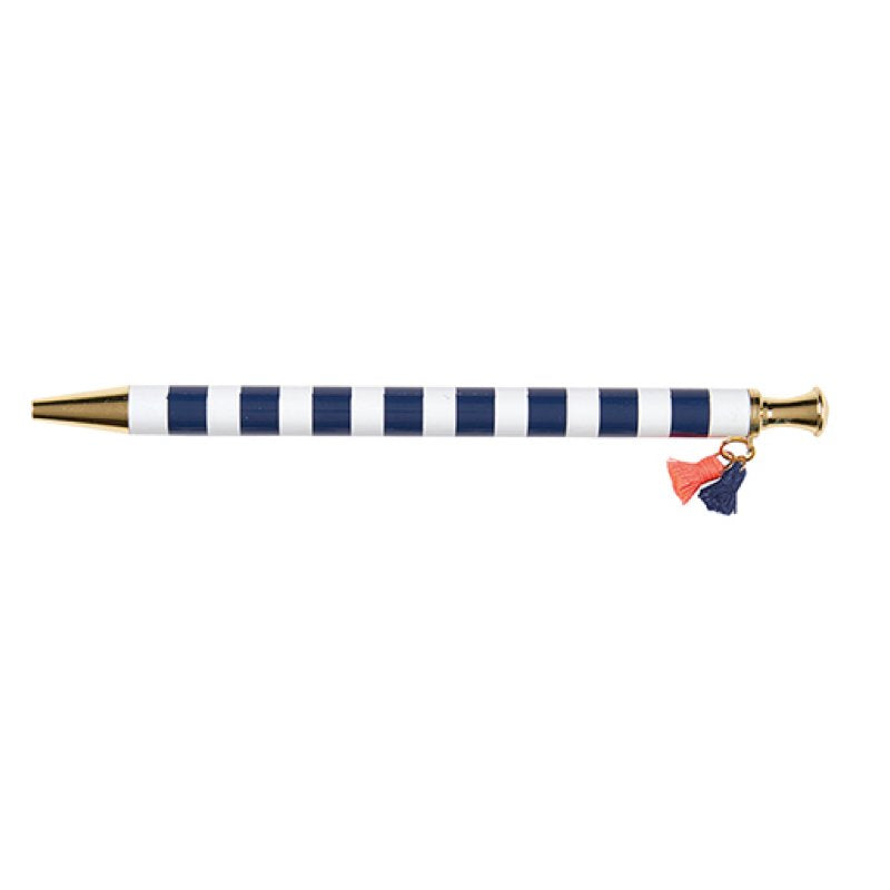 Tassel Pen - Navy Cabana