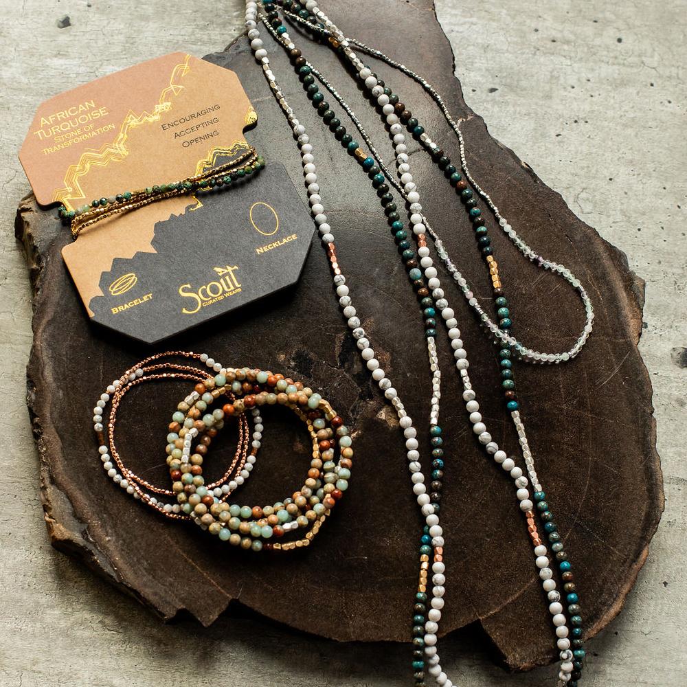 Scout Stone Wrap - Aqua Terra - Stone of Peace