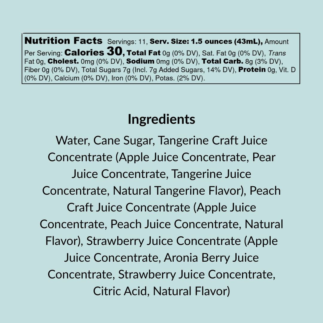 Cocktail and Mocktail Mixer 16oz - Sangria