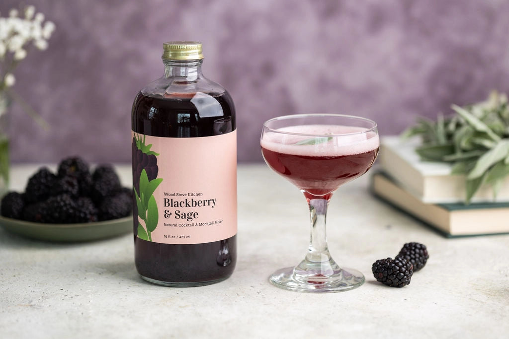 Cocktail and Mocktail Mixer 16oz - Blackberry & Sage