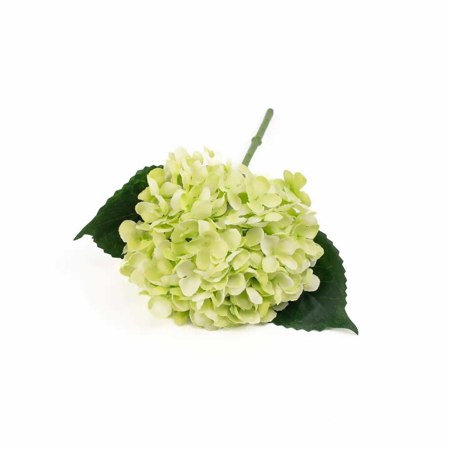 Faux Hydrangea 13in - Limelight / Green