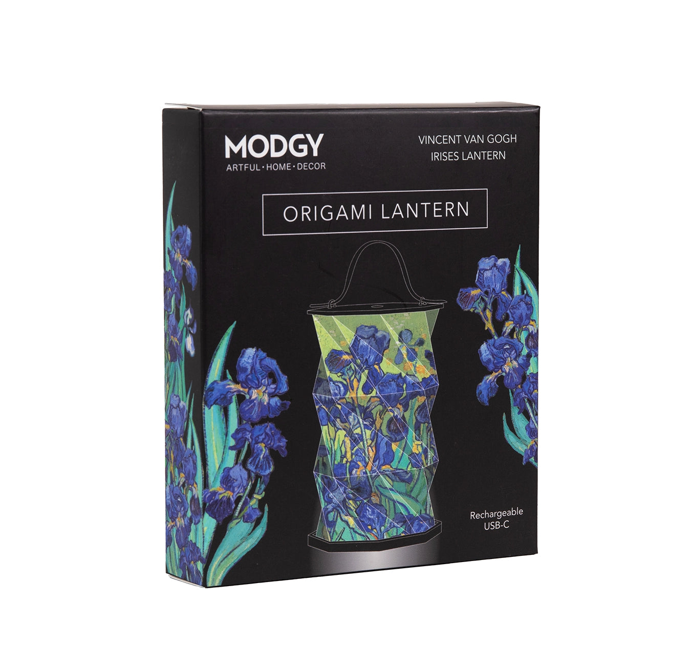 Origami Lantern - Vincent Van Gogh Irises