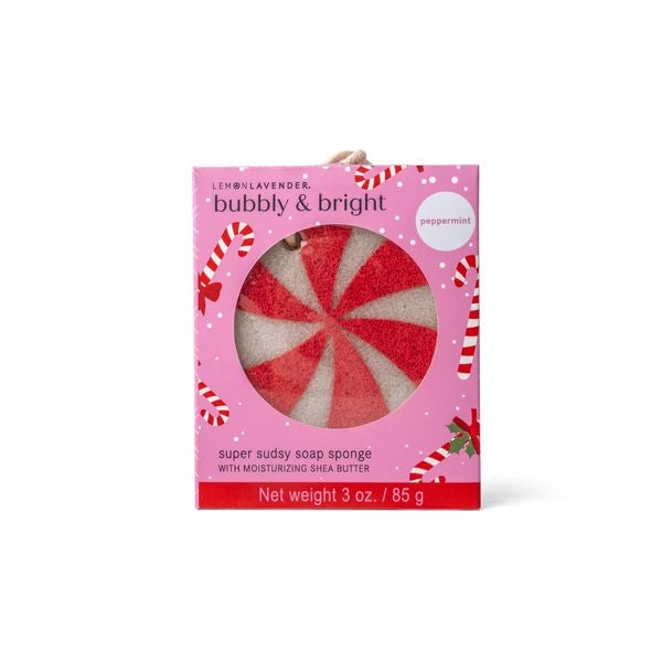 Super Sudsy Soap Sponge - Peppermint Candy