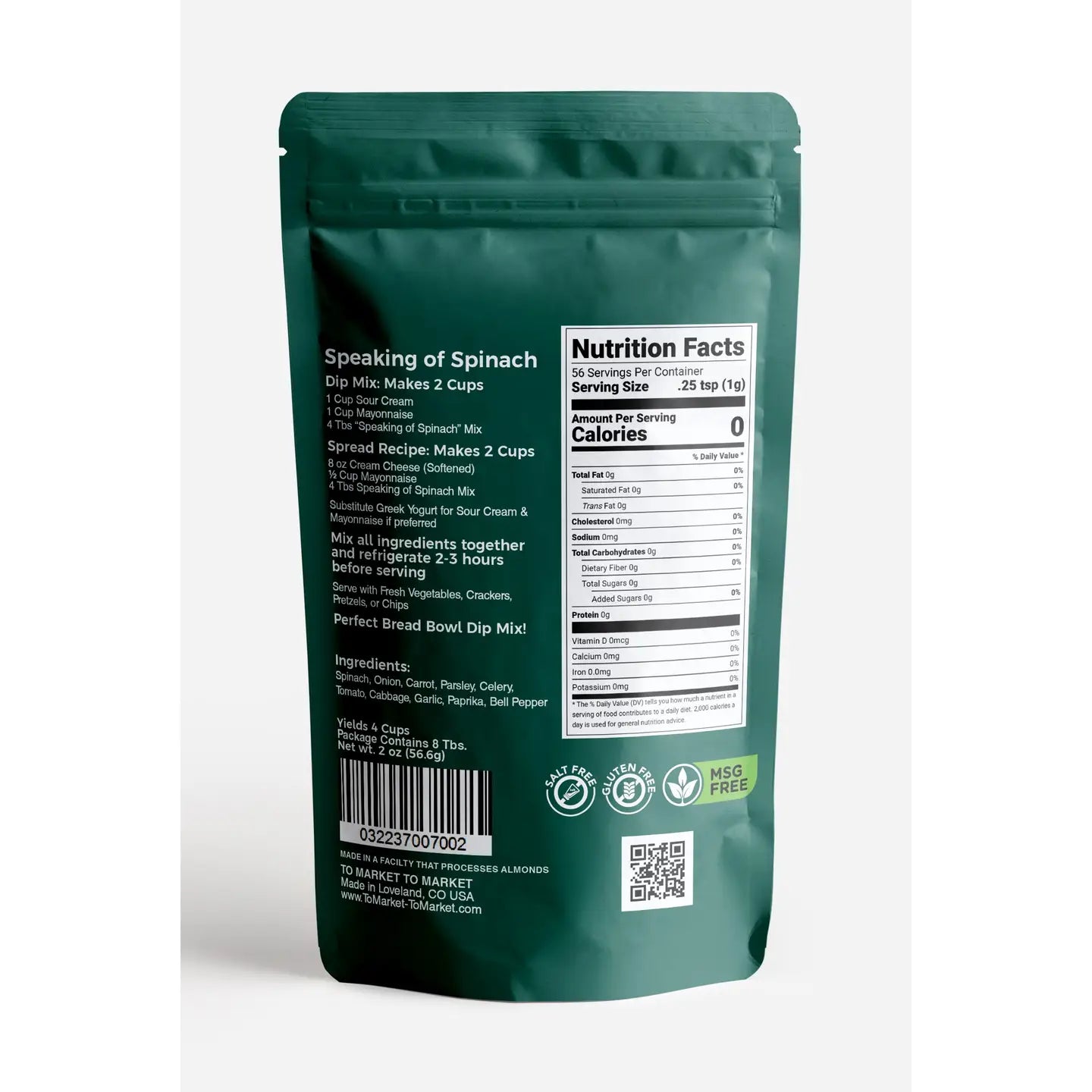 Dip Mix - Speaking of Spinach