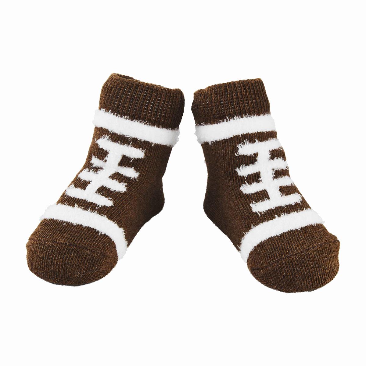 Baby Socks - Chenille Football