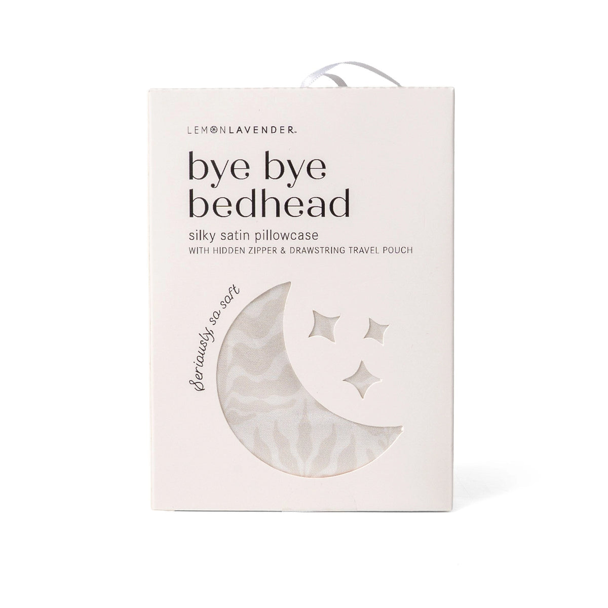 Bye Bye Bedhead Silky Satin Pillow - Ivory Dreams