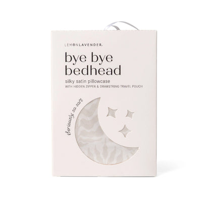 Bye Bye Bedhead Silky Satin Pillow - Ivory Dreams