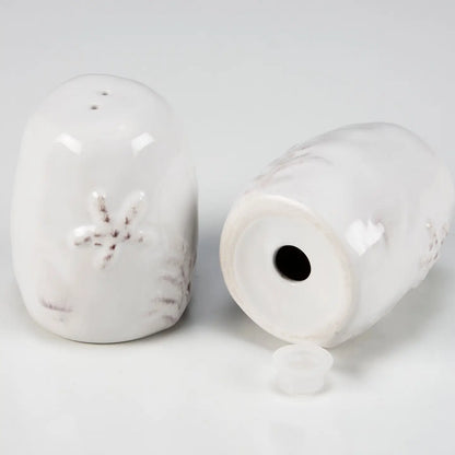 Salt and Pepper Shakers - Embossed Beach