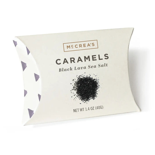 McCrea's Caramel Pillow Box - Black Lava Sea Salt