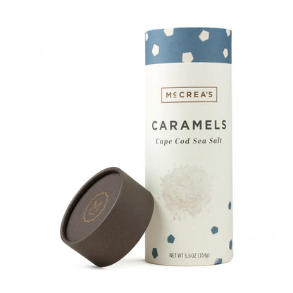 McCrea's Caramels Tall Tube - Cape Cod Sea Salt