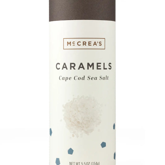 McCrea's Caramels Tall Tube - Cape Cod Sea Salt