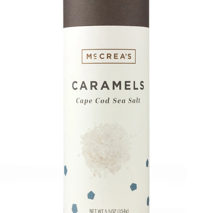 McCrea's Caramels Tall Tube - Cape Cod Sea Salt