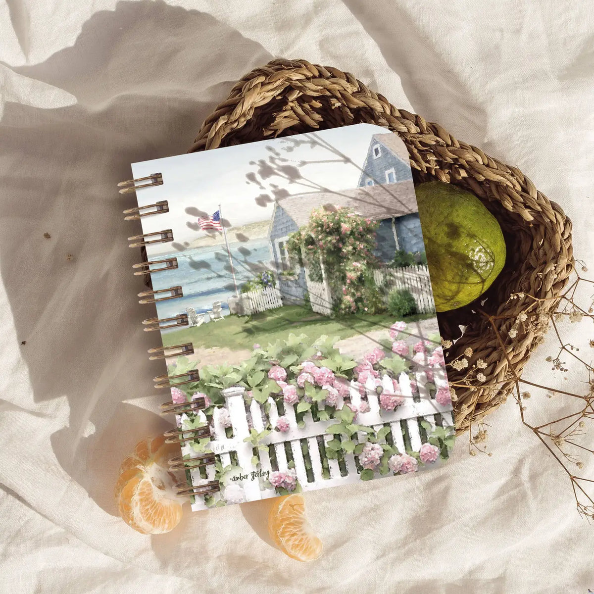 Spiral Little Notebook - House By the Shore