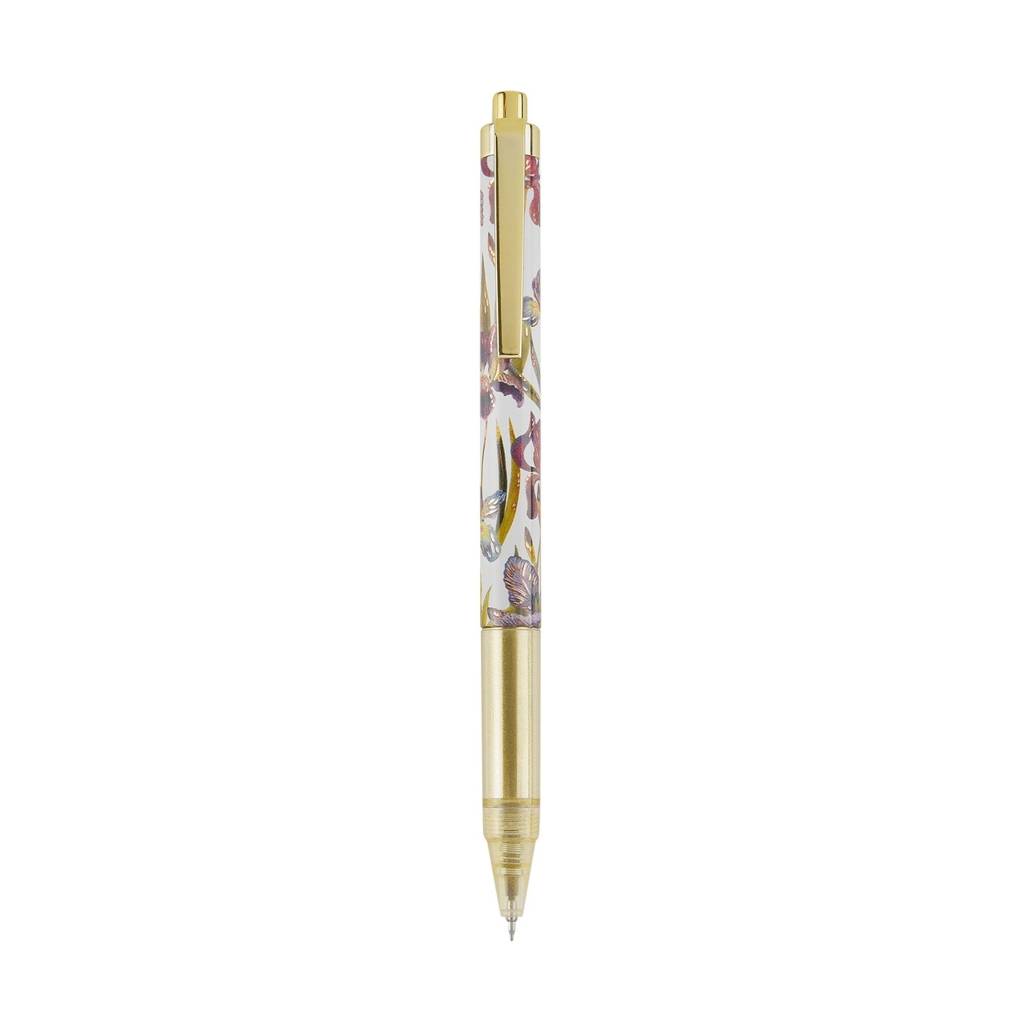 Bloom Travel Gel Pen with Sleeve - Purple