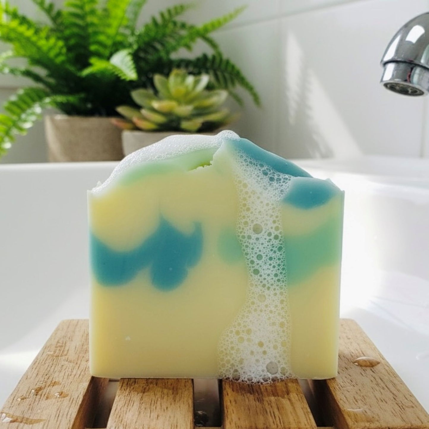 Vegan Cold Process Soap - White Tea Ginger